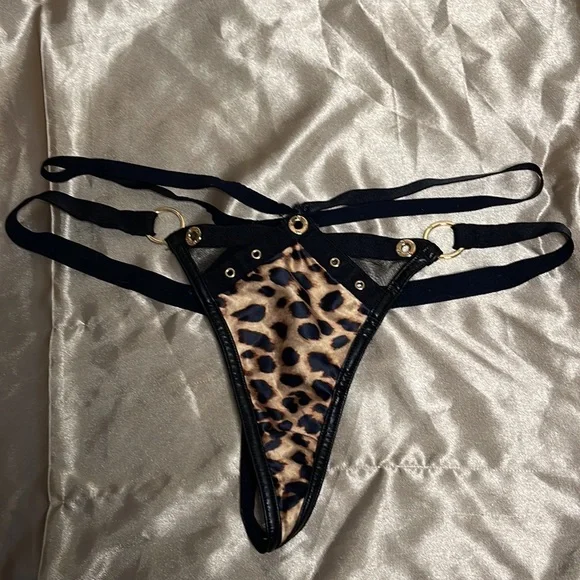 Honey Birdette 3 PC Betty Leopard Set - Picture 3 of 8
